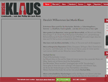 Tablet Screenshot of musik-klaus.de